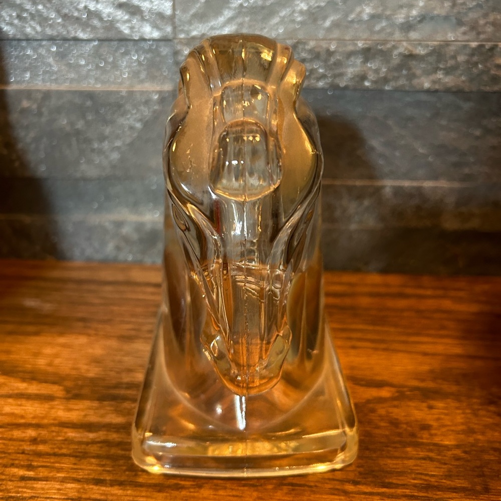 Vintage 1950’s Federal Glass Horse Head Bookend - Picture 2 of 3